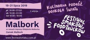 II Festiwal Smaków Food Trucków w ramach Oblężenia Malborka @ Zamek Malbork 